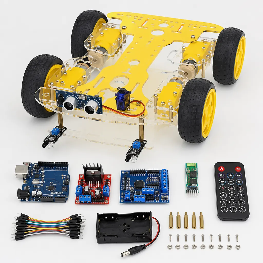 Bluetooth Robot Car Kit product view