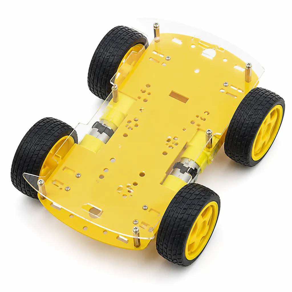 Bluetooth Robot Car Kit in use