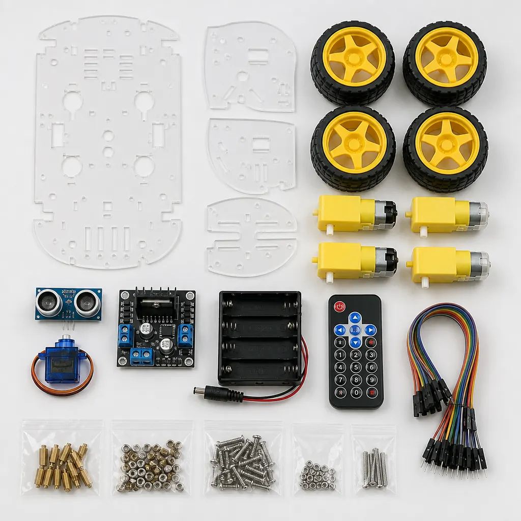 Bluetooth Robot Car Kit detail view